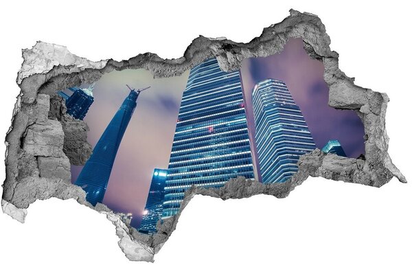 3d-s lyukat fali matrica Felhőkarcoló