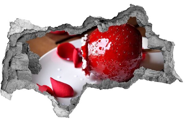 3d-s lyukat fali matrica Apple egy bottal