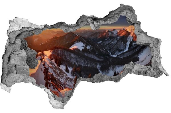 3d-s lyukat fali matrica Tél a hegyekben