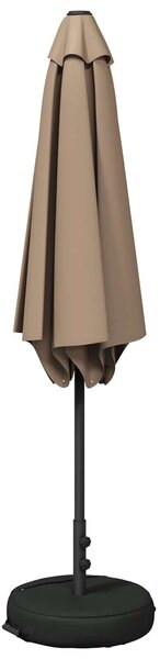 VidaXL Kerti napernyő alappal 270 x 270 cm Poliészter Négyszögletes