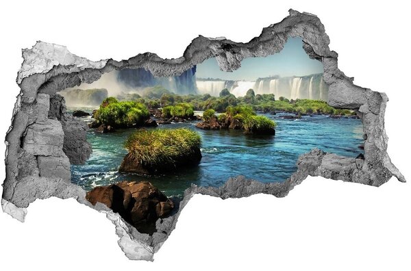 Lyuk 3d fali matrica Vízesés iguacu