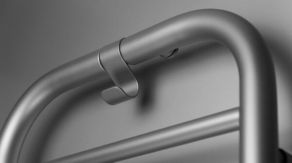 Deante Silia, fürdőszoba radiátor 500x850 mm, 335W, csiszolt acél, DEA-AGI_FG31
