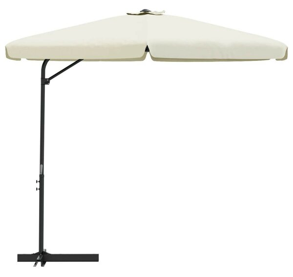 VidaXL Kültéri Napernyő - Homokszínű - 300 cm