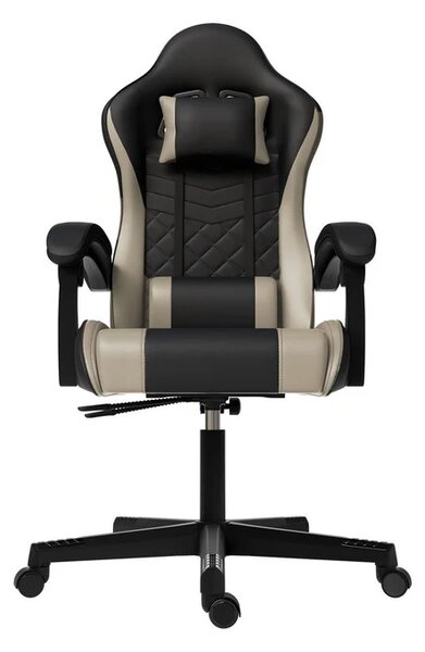 Juskys HyperSeat irodai szék - fekete/bézs