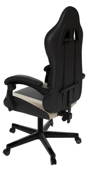 Juskys HyperSeat irodai szék - fekete/bézs