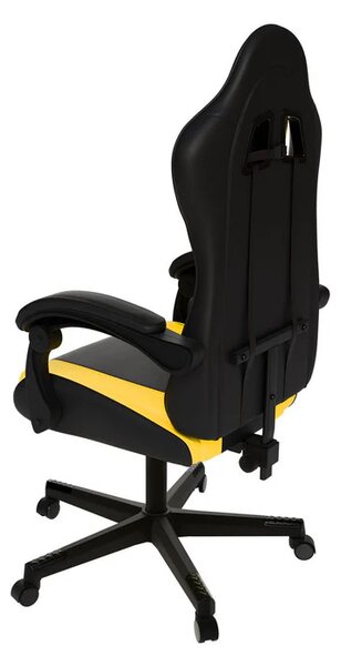 Juskys HyperSeat irodai szék - fekete/sárga