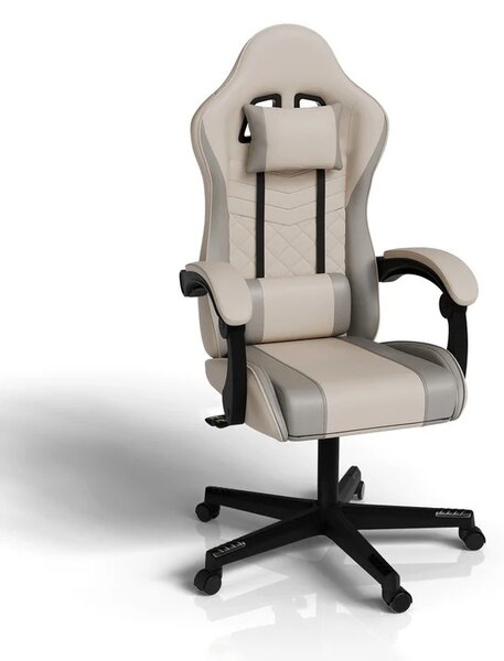 Juskys HyperSeat irodai szék - bézs/szürke