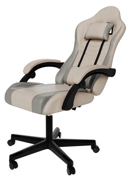 Juskys HyperSeat irodai szék - bézs/szürke