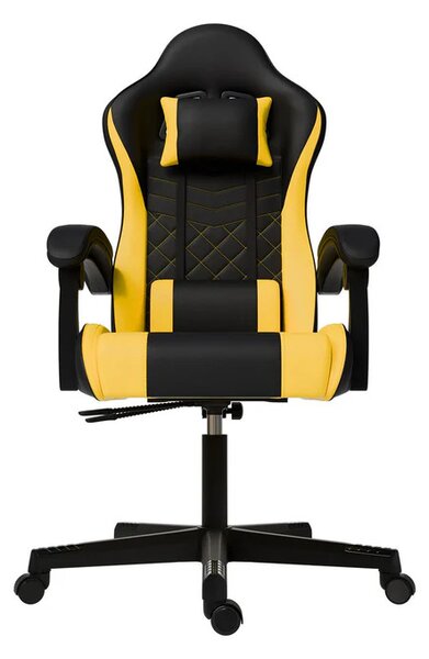 Juskys HyperSeat irodai szék - fekete/sárga