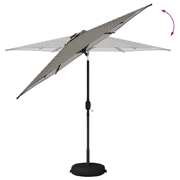 VidaXL Kerti napernyő LED világítással és talppal 270 x 270 cm