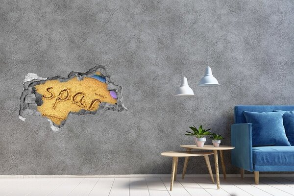 Lyuk 3d fali matrica Spanyolország felirattal