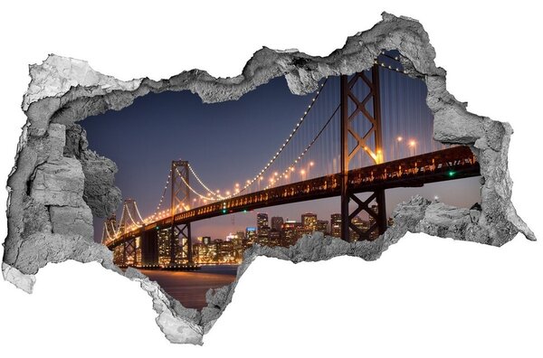 Lyuk 3d fali matrica Bridge san francisco