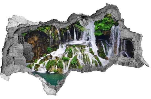 Lyuk 3d fali matrica Vízesés a hegyekben