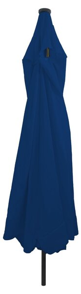 VidaXL Kerti Napernyő LED Fénnyel ø395x245 cm Égkék