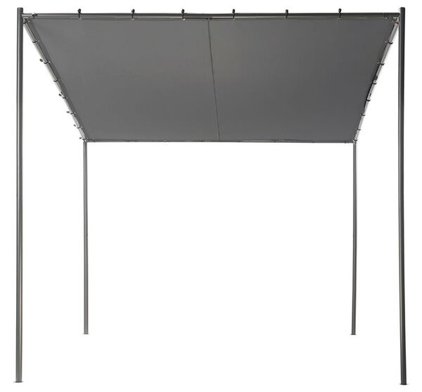 Pavilon VIMINO Fém 282 cm 294 cm Sötétszürke