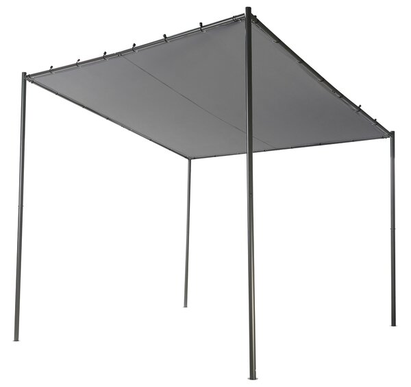 Pavilon VIMINO Fém 282 cm 294 cm Sötétszürke