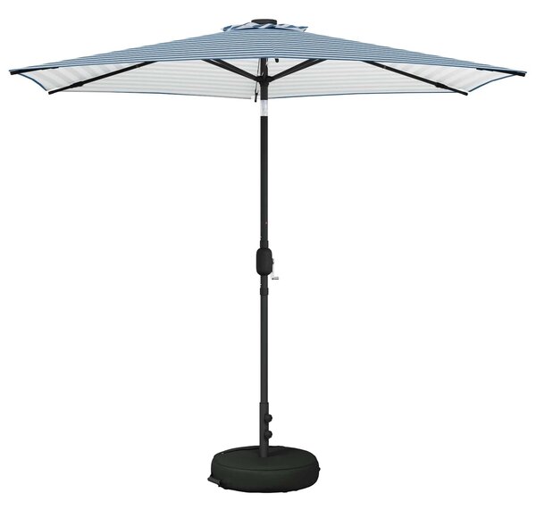 VidaXL Kerti napernyő LED világítással és talppal 270 x 270 cm