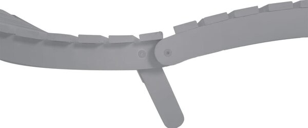 VidaXL 2 db szürke tömör akácfa napágy 184 x 55 x 64 cm
