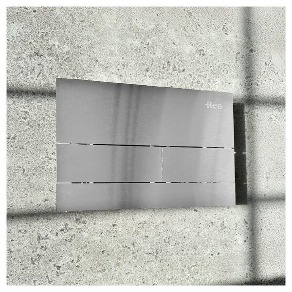 Rea Rea, Falba épített WC-rendszer K011A-Q + T Brush Steel gombok, KPL-E0057