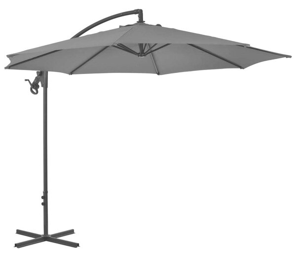 300 cm-es Konzolos Napernyő - Antracit Szürke