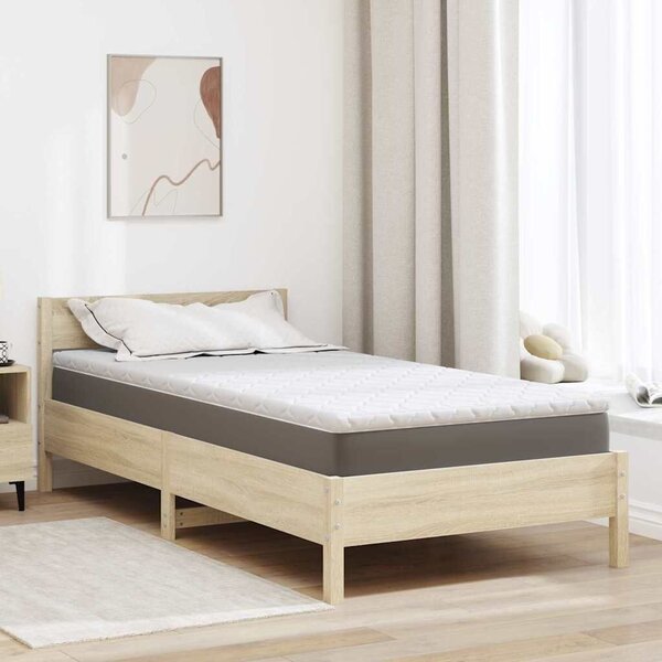 VidaXL Kókusz Topper Fehér 90 x 200 cm Jacquard szövet