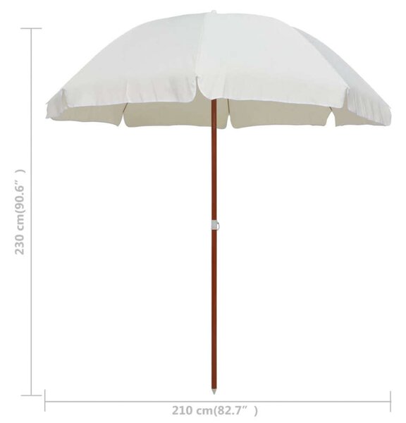 Napernyő - Homokszínű - 240 cm
