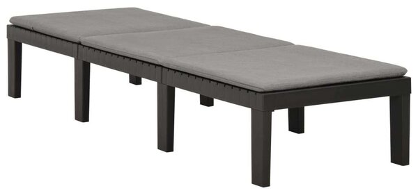 VidaXL Balena Napozóágy - Műanyag - 195cm