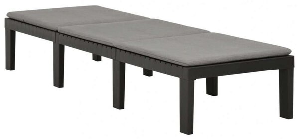 VidaXL Balena Napozóágy - Műanyag - 195cm