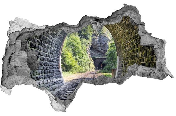 Lyuk 3d fali matrica Vasúti alagút