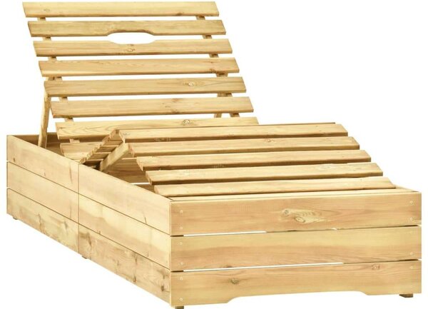 VidaXL Fa Napozóágy - 198cm