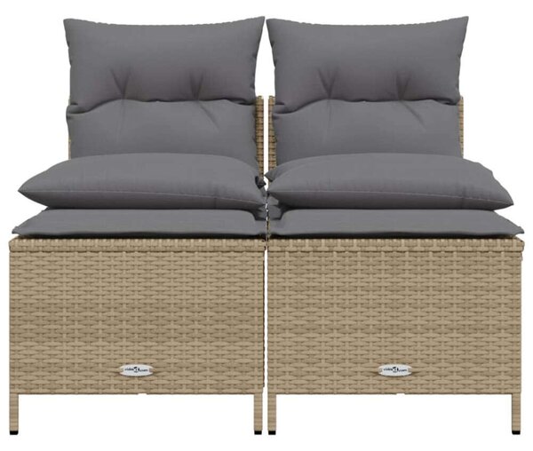 Polyrattan Kerti Ülőgarnitúra - 4 Fős