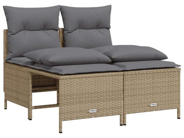 Polyrattan Kerti Ülőgarnitúra - 4 Fős