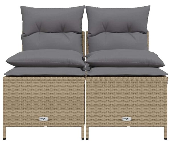 Polyrattan Kerti Ülőgarnitúra - 4 Fős