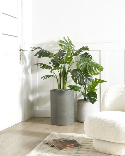 Virágcserép EUCOMMIA 36 cm Szürke