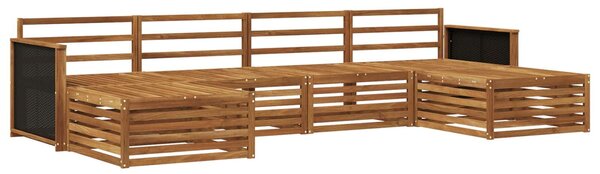 VidaXL Ülőgarnitúrák 6 pcs Tömör Akácfa