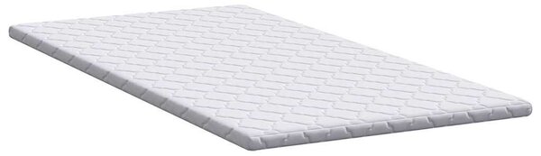 VidaXL Kókusz Topper Fehér 90 x 190 cm Jacquard szövet