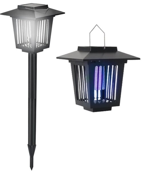 Napelemes lámpa LED J-22 Black