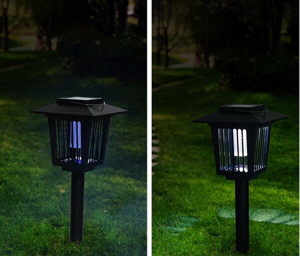 Napelemes lámpa LED J-22 Black
