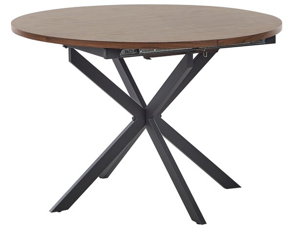 Kihúzható étkezőasztal FRIONA Sötétbarna 110/140 cm 110 cm