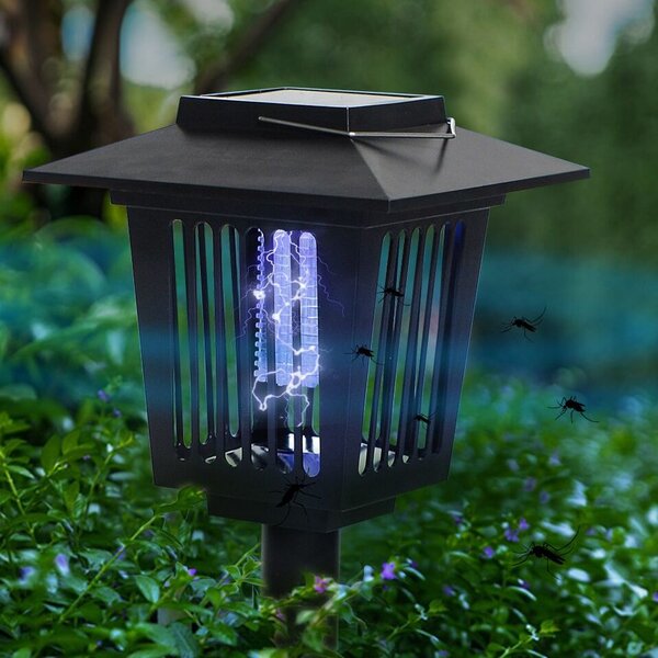 Napelemes lámpa LED J-22 Black
