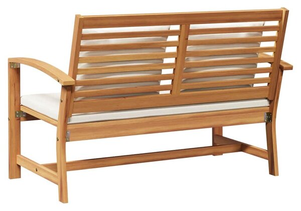 VidaXL Kerti pad Természetes 110 x 64 x 76.5 cm Tömör tíkfa