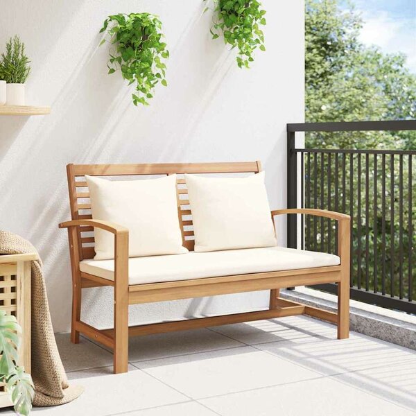 VidaXL Kerti pad Természetes 110 x 64 x 76.5 cm Tömör tíkfa