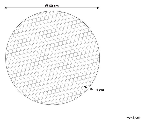 Fali Dekoráció CAMARATE Fém 60 cm Arany