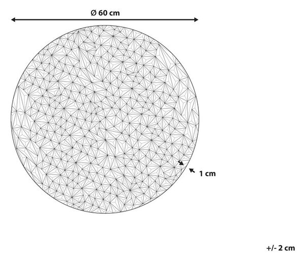 Fali Dekoráció MOSCAVIDE Fém 60 cm Ezüst