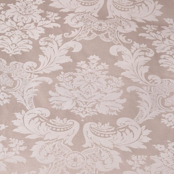Bézs egyszemélyes damaszt ágyneműhuzat 135x200 cm Damask Jacquard – Catherine Lansfield
