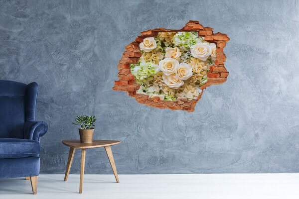 3d fali matrica lyuk a falban Roses