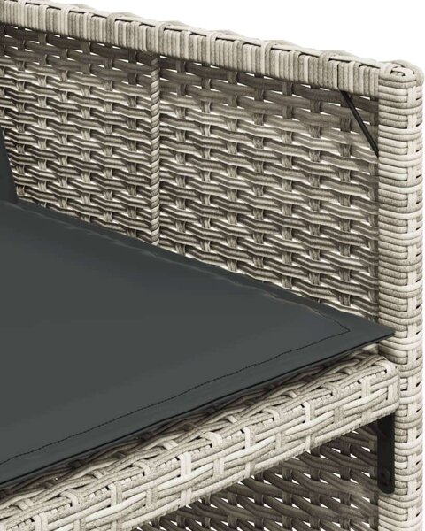 VidaXL Polyrattan Kerti Étkezőgarnitúra - 15 részes