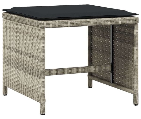 VidaXL Polyrattan Kerti Étkezőgarnitúra - 17 részes