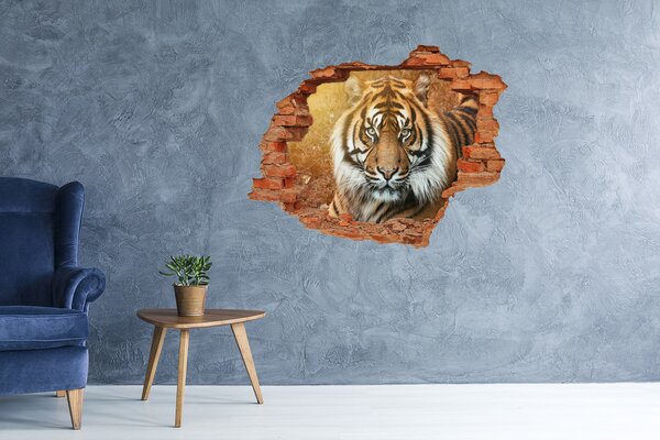 3d fali matrica lyuk a falban Bengáli tigris