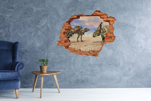 3d fali matrica lyuk a falban Dinoszauruszok